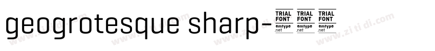 geogrotesque sharp字体转换